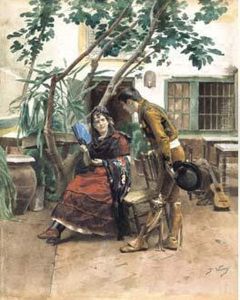 La Belle Espagnole by Jules Worms
