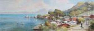 Lake Geneva by Charles Nathaniel Worsley
