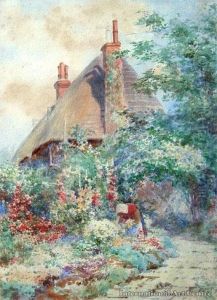 In The Garden, Sussex by Charles Nathaniel Worsley