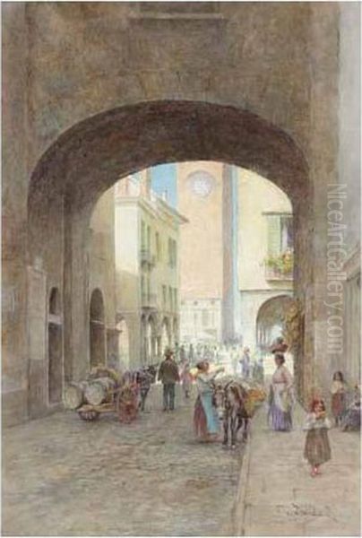 A Street In Mantua, Italy - view 1