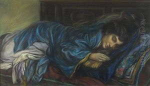 Ragazza Addormentata by Carlo Wostry