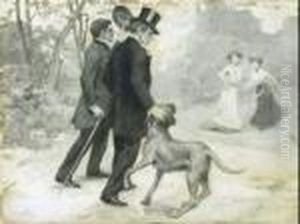 "un Saluto Nel Parco" by Carlo Wostry