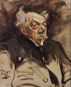 "ritratto Scherzoso Di Th. N. Scoastopoulo" by Carlo Wostry
