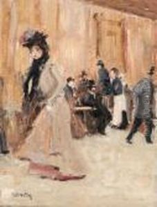 In The Cafe by Carlo Wostry