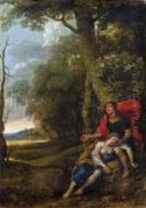 Kephalus Und Prokris In Einer Landschaft Kephalus Und Prokris In Einer Landschaft