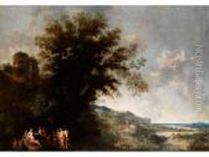 Ideallandschaft Mit Antikerfigurenstaffage by Frans Wouters