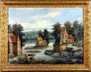 Village Au Bord De L' Eau. Village Au Bord De L' Eau.
