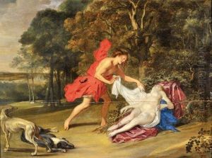Diane Et Endymion by Frans Wouters