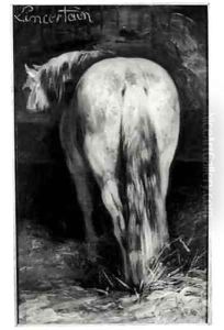 Uncertain the Horse in the Stable by Theodore Gericault