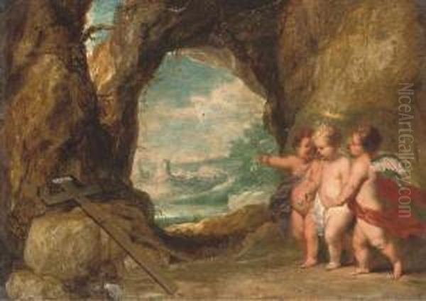 The Infant Christ With The Infant Saint John The Baptist And An Angel - view 1