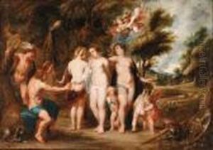 The Judgement Of Paris by Frans Wouters