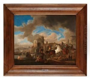 Hans Efterfoljd by Pieter Wouwermans or Wouwerman
