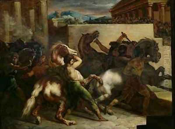 The Wild Horse Race at Rome - view 1