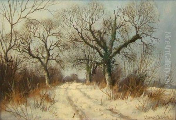 Snow On The Bridle Path - view 1
