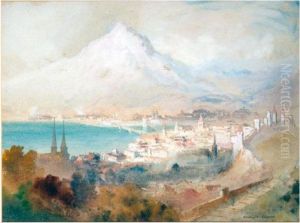 The Lake At Lucerne by Richard Henry Wright