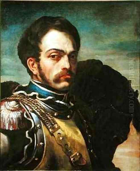 Carabinier Officer with his Horse - view 1