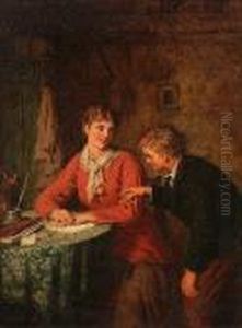 Cooking Apples By The Fireside; A Secret Letter