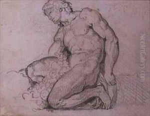 Seated figure by Theodore Gericault