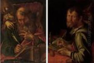 The Evangelist Matthew by Joachim Wtewael (Uytewael)