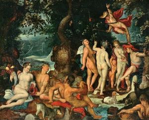 The Judgment Of Paris by Joachim Wtewael (Uytewael)