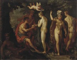 The Judgement Of Paris by Joachim Wtewael (Uytewael)