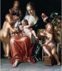 Charity by Joachim Wtewael (Uytewael)