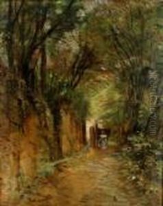 Friedensweg In Kronberg by Fritz Wucherer