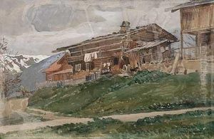 Bauernhof by Fritz Wucherer