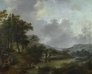 Landschaft Mit Wascherinnen.