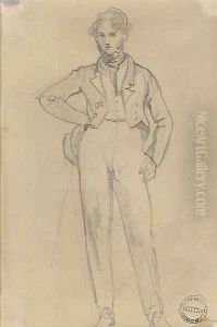 A man standing, looking towards the ground