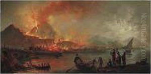 The Eruption Of Mount Vesuvius by Michael Wutky