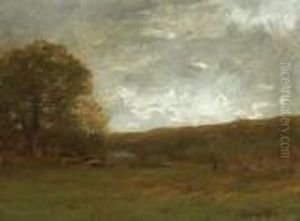 Landscape With Distant Hills by Alexander Helwig Wyant