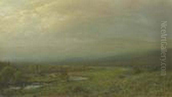 River Valley With Cattle - view 1