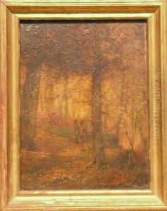 Hunters Deep In A Forest by Alexander Helwig Wyant