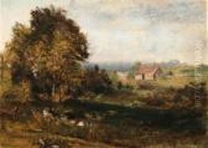 Autumn Landscape by Alexander Helwig Wyant