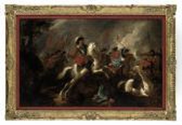 A Cavalry Skirmish - view 1