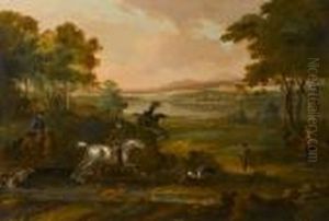 A Stag Hunt by Jan Wyck