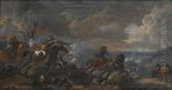 A Cavalry Skirmish - view 1