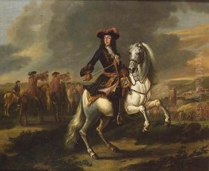 William Iii At The Siege Of Namur by Jan Wyck