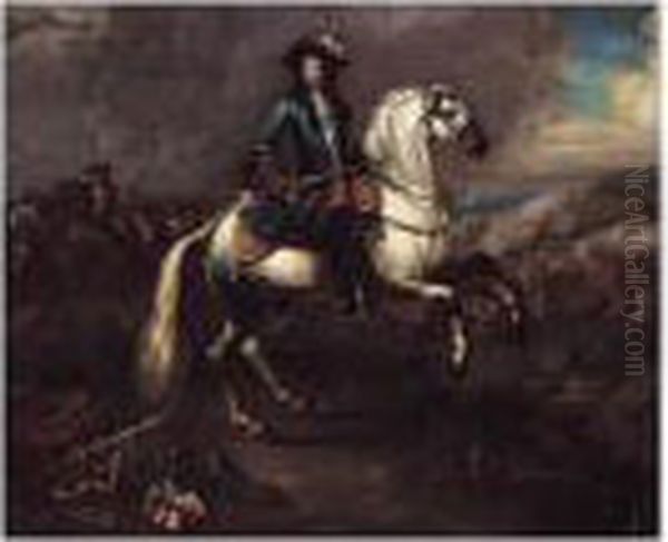 William Iii At The Battle Of The Boyne - view 1