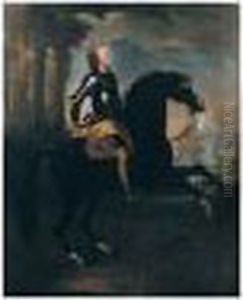 Equestrian Portrait Of Oliver Cromwell (1599-1658)