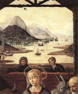 Adoration of the Magi (detail 6) 1488 by Ghirlandaio Domenico