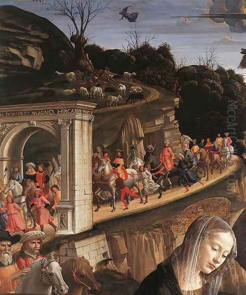 Adoration of the Shepherds (detail 3) 1482-85 by Ghirlandaio Domenico