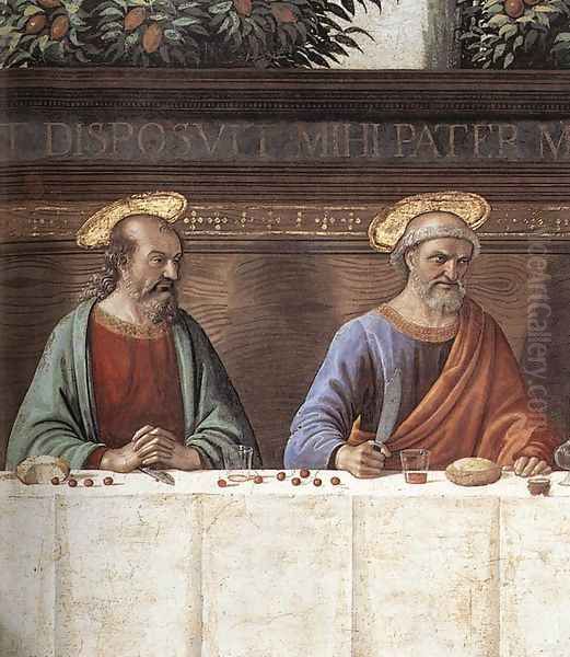 Last Supper (detail 1) c. 1486 - view 1
