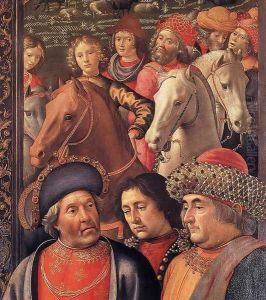 Adoration of the Magi (detail 4) 1488 by Ghirlandaio Domenico