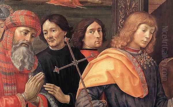 Adoration of the Magi (detail 2) 1488 - view 1