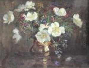 Still Life Of Primulas