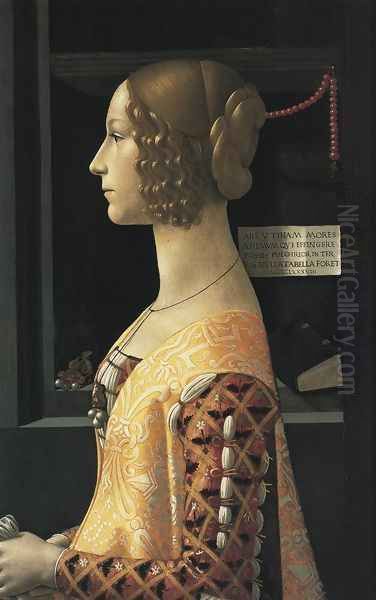 Portrait of Giovanna Tornabuoni 1488 by Ghirlandaio Domenico