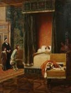 The Young King Visits His Fiance by David Wilkie Wynfield