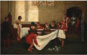 The Arrest Of Anne Boleyn by David Wilkie Wynfield